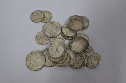 null Ensemble de pièces en argent :
- 20 francs type Turin (x 3)
- 10 francs type...