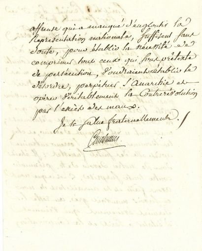 null Jean-Jacques-Régis de CAMBACÉRÈS (1753-1824) Conventional (Hérault), minister,...