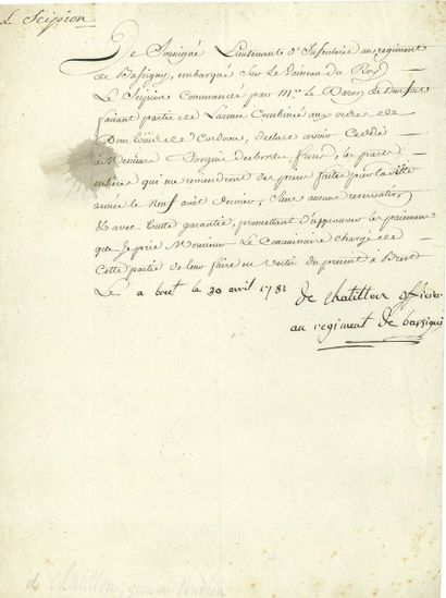 null Wars of VENDÉE. 3 letters and documents from Vendean leaders.

Pierre-Louis...