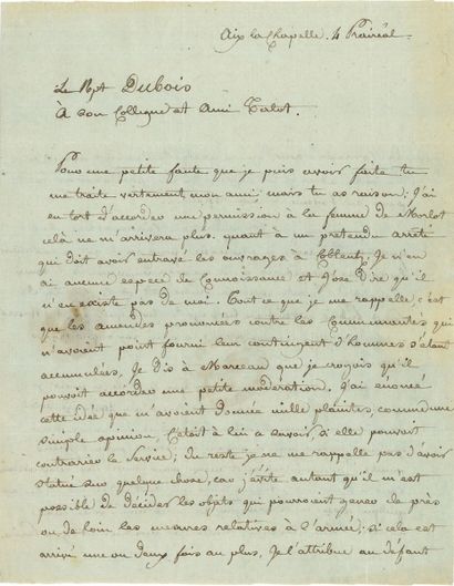 null François-Louis-Esprit DUBOIS (1758-1804) magistrat ; conventionnel (Haut-Rhin)....