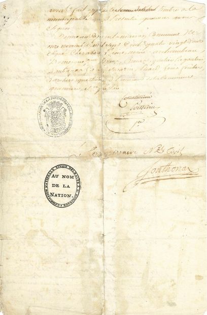 null Léger-Félicité SONTHONAX (1763-1813) gouverneur civil à Saint-Domingue où il...