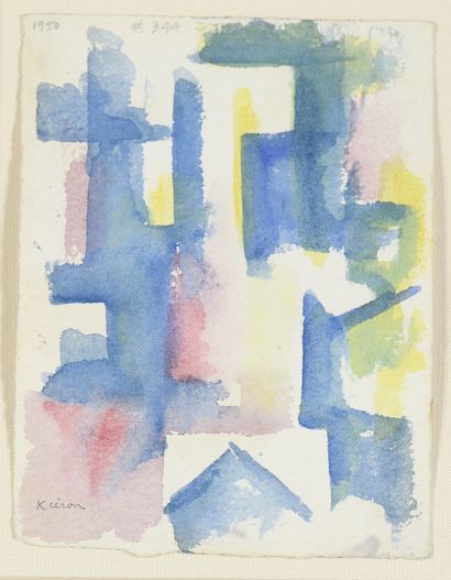 XCERON Jean, 1890-1967
Composition n°344,...