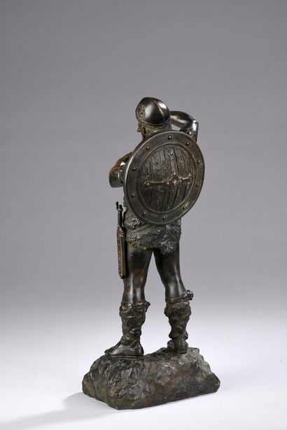 null GLADENBECK Oskar, after,
Barbarian warrior,
bronze with dark brown patina (accidents,...