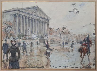STEIN Georges, 1864-1917,
Le palais Bourbon...