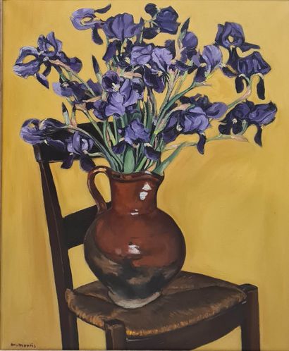 MONTIS Guy (1918-1976) 
Iris with the brown...
