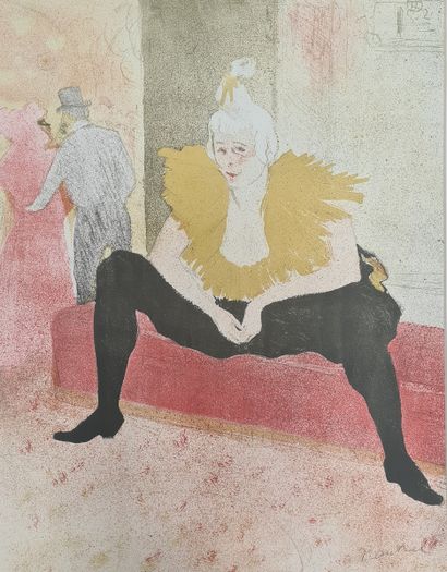 null TOULOUSE-LAUTREC Henri de, after,
They,
suite of 11 lithographs, printed by...