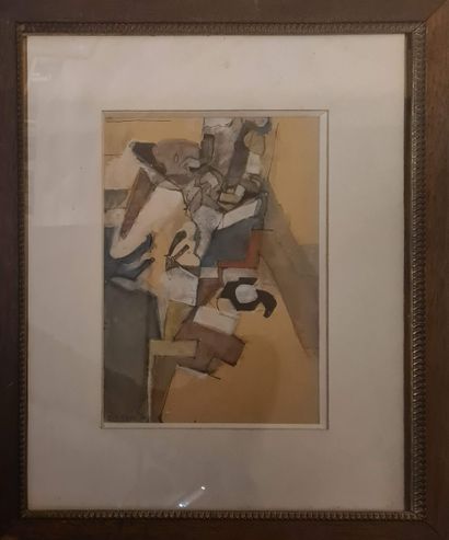 null EDELMANN Jean (1916-2008)
Untitled 1970
Watercolor signed and dated lower left
29...
