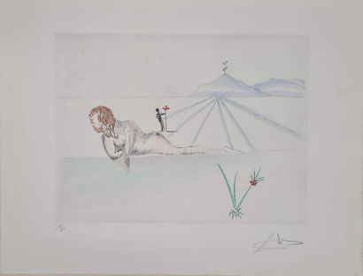 DALI Salvador, after,
Untitled,
etching in...