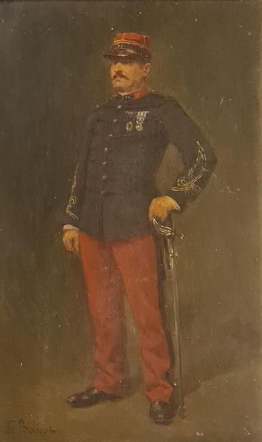 null BASSOT Ferdinand (1843-1900)
Military in Full Dress
Oil on canvas, signed lower...