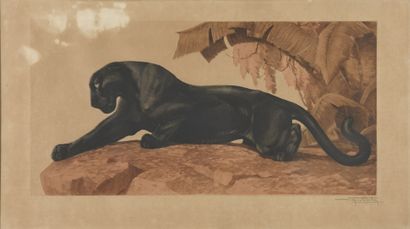 CARTIER Jacques, 1907-2001,
Panther on the...