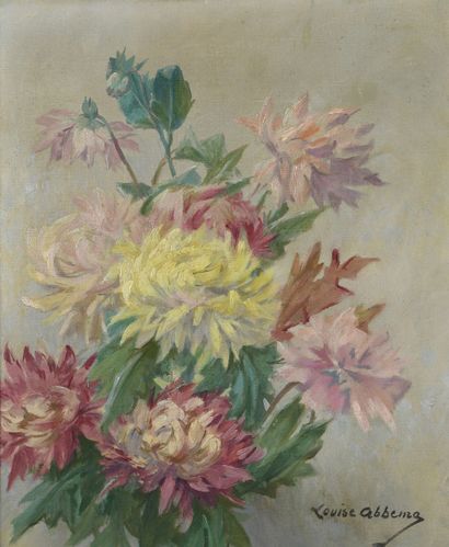 ABBEMA Louise, 1858-1927
Dalhias
oil on canvas...