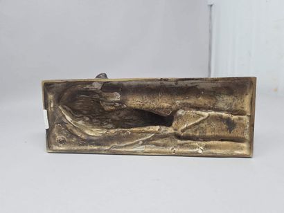 null VALETTE Henri (1877-1962)
The German shepherd, 1923
Bronze with dark brown patina,...