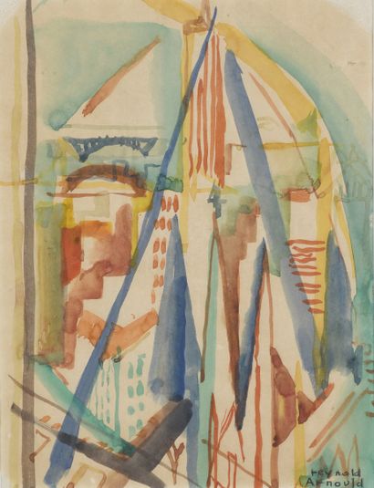 ARNOULD Reynold (1919-1980)
Composition 
Sketch...