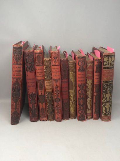 null BEAUTIFUL HANDLE - ILLUSTRIOUS BINDINGS 
Nice set of volumes to discover Sold...