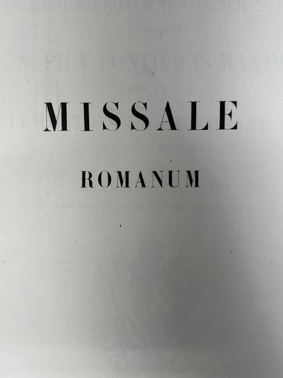 null An antiphonary 
Granduale Romanum , Paris, Adrianus le Clere et socii, 1858,...