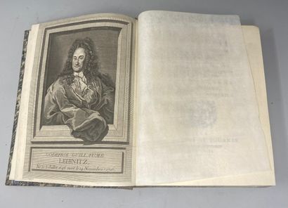 null [Medicine] LEBNITZ (Gothofredi Guillelm). Opera Omnia. Geneva, de Tournes, 1768....