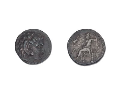 null GREECE MACEDONIA

Silver tetradrachm with the name of Alexander the Great, struck...