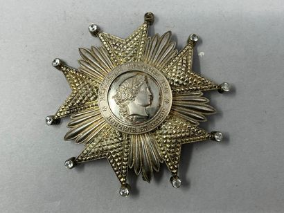 null Belle plaque de Grand Officier de l'Ordre de la Légion d'Honneur. Modèle de...