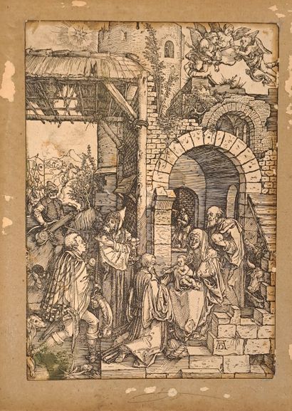 null Albrecht DURER (1471-1528)
L'Adoration des mages. Planche de la « Vie de la...