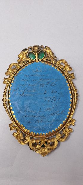 null Louis COURNERIE (?)
Portrait of a child
Miniature, in a gilded metal frame decorated...