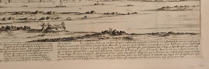null Israel SILVESTRE (1621-1691)
Avignon, large general view.. 
Drawn and engraved...