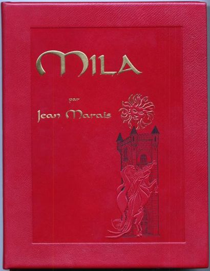 null Gouache originale de Jean Marais pour le livre MILA (encadrée). Mila est un...