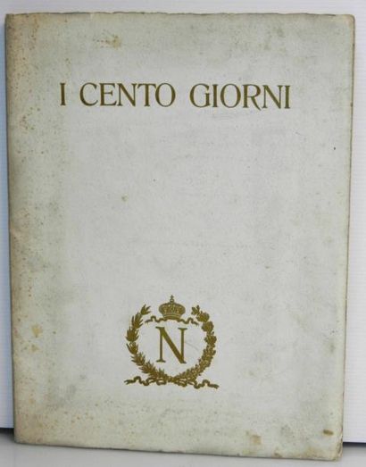 null TRES RARE BOOK "I CENTO GIORNI" titre alternatif (les 100 jours) CAMPO DI MAGGIO...