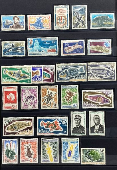 null FRENCH SOUTHERN AND ANTARCTIC LANDS
Complete set, post and airmail, up to 2007...