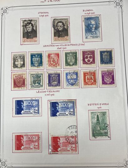 null FRANCE
A cancelled collection. Semi modern stamps well represented.
