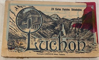 null 4 carnets de cartes postales 

24 cartes "Luchon", phototypie LaBOUCHE frères,...