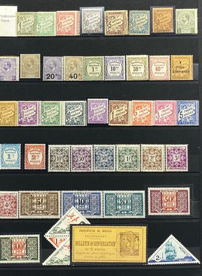 null MONACO
Almost complete collection, some stamps missing.
