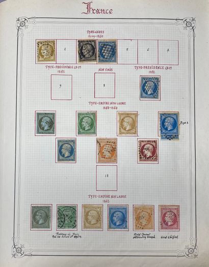 null FRANCE
A cancelled collection. Semi modern stamps well represented.