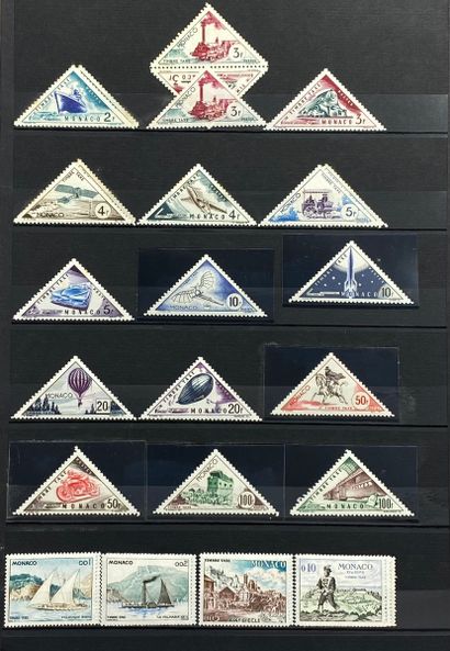 null MONACO
Collection quasi complète, manque quelques timbres.