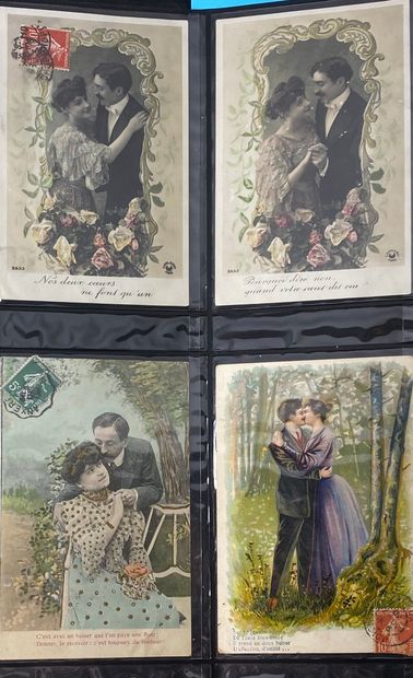 null 5 volumes of fancy cards including Bidasses series for children and others,...