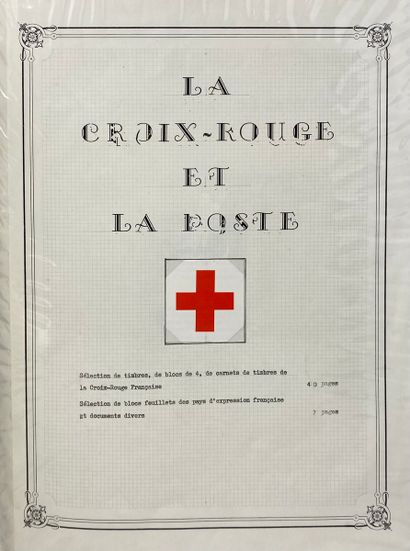 null RED CROSS
1950, 1951 and 1952 in blocks of 4; notebooks and various. 