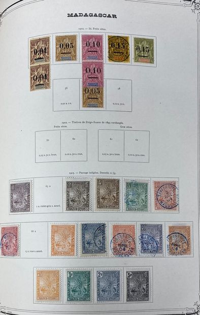 null FORMER FRENCH COLONIES
3 volumes YVERT.
Weak classical part. Many series in...