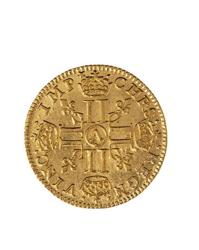 null LOUIS XIII
Half Louis d'or 1641 A
DUP : 1299
TTB