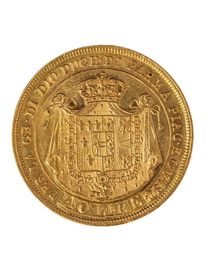 null ITALY - Parma - Marie Louise
40 gold Lira 1815
FR : 933 L.M.N 1006
VG to TT...