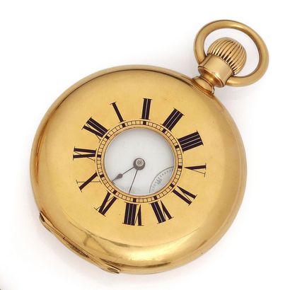 null LEROY & FILS 
About 1900
N° 45959
18k (750) yellow gold savonette-type pocket...