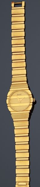 null PIAGET POLO 
Ref 861 C 701 
Circa 1986
N° 464639
Ladies' wristwatch in 18k (750)...