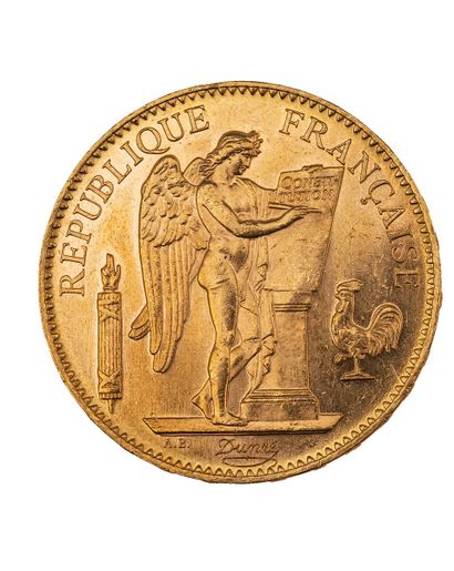 null IIIE REPUBLIQUE
100 francs en or type Génie
1905 A 
LE FRANC : 552/18
TTB à...