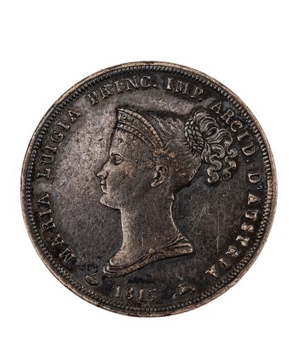 null ITALIE - Parme - Marie- Louise
2 lires en argent 1815
LMN 1012
TTB.