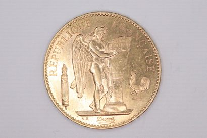 IIIE REPUBLIQUE
100 francs en or type Génie
1908...