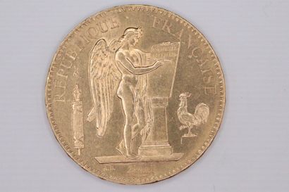 IIIE REPUBLIQUE
100 francs en or type Génie
1882...