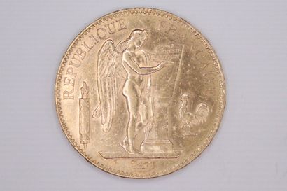 IIIE REPUBLIQUE
100 francs in gold type Genie
1900...