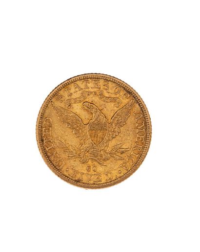 null USA
5 Dollars or Type Liberty 
1892 CC : Carson City 
Fr : 146 
Poids : 8.35...