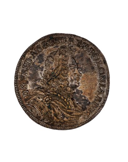 null SAXE - ALBERTINE - Frederic Auguste 1 - Roi de Pologne
2/3 Thaler. Argent (Gulden)
1699...