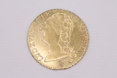 LOUIS XVI
Louis d'or au buste nu 1787 Paris
DUP...