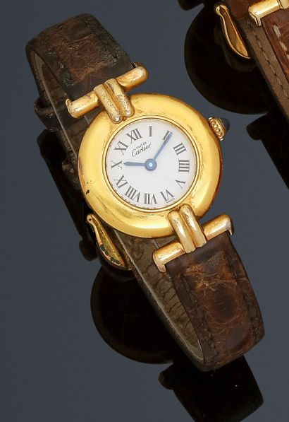 null CARTIER COLISEE MUST 
Circa 1990
N° 146292-590002
Ladies' wristwatch in gold...