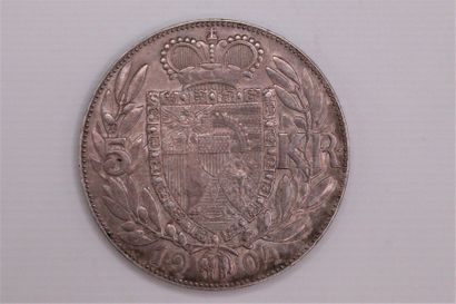 null LIECHTENSTEIN - John II
5 Krone 1904 in silver. 
KM : Y 4 
Superb